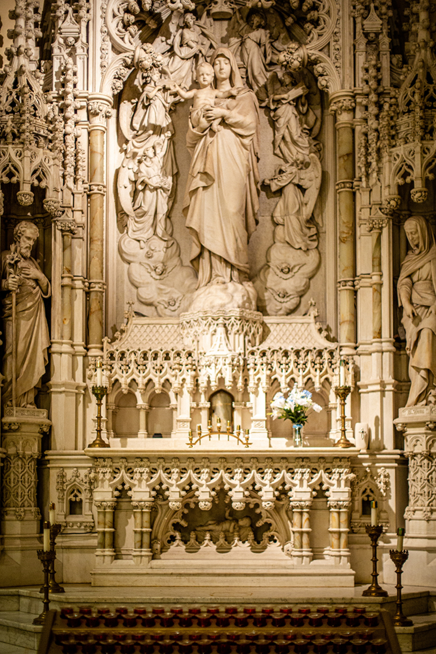 our lady of the assumption statue